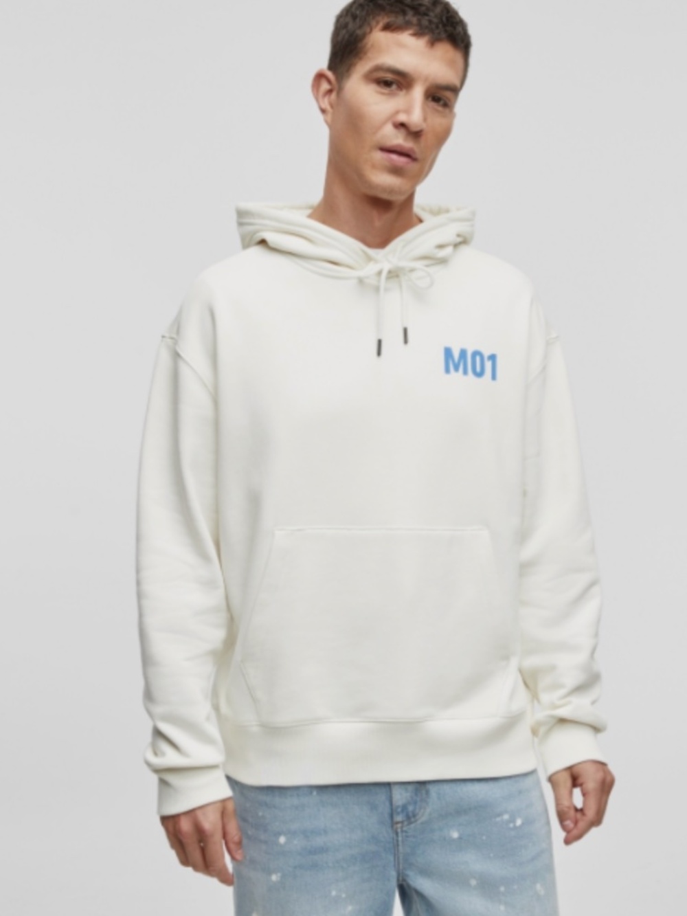 Mode of One Men's Long-Sleeve Oversized MO1 Hoodie, Size L NWT